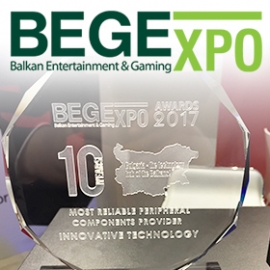 'Most Reliable Peripheral Components Provider' awarded to ITL at BEGE 2017