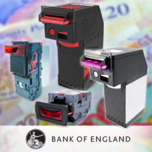 Bank of England Approval for ITL note validator range